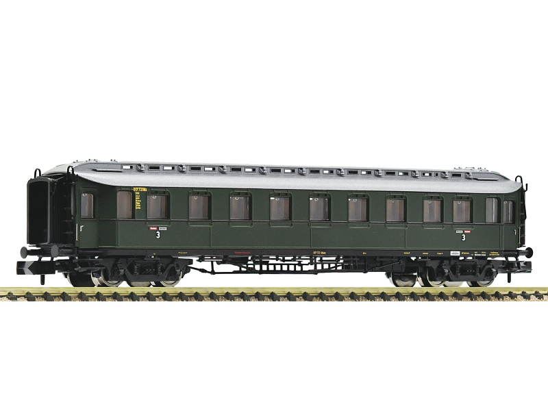 Fleischmann N Personenwagen Schnellzugwagen 3. Klasse DB Epoche III 878103