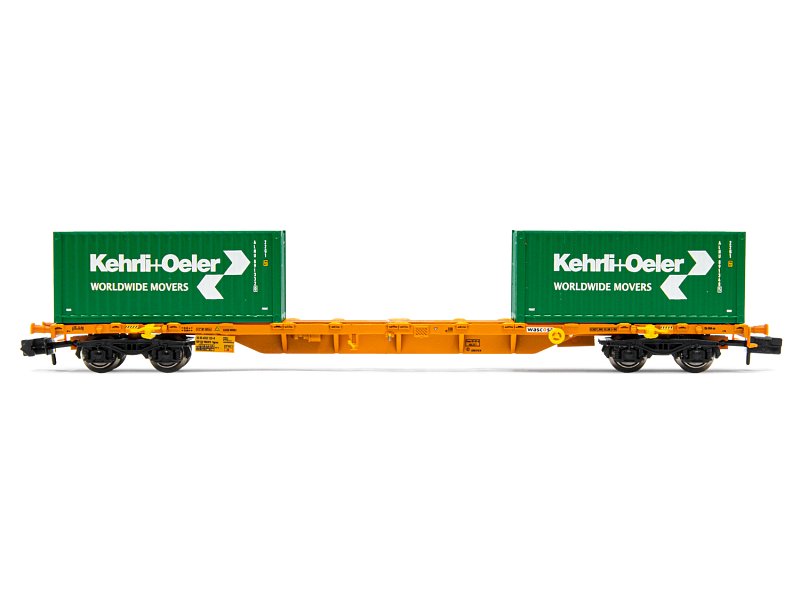 Arnold Güterwagen Container Tragwagen Wascosa Kehrli + Oeler Epoche VI HN6455