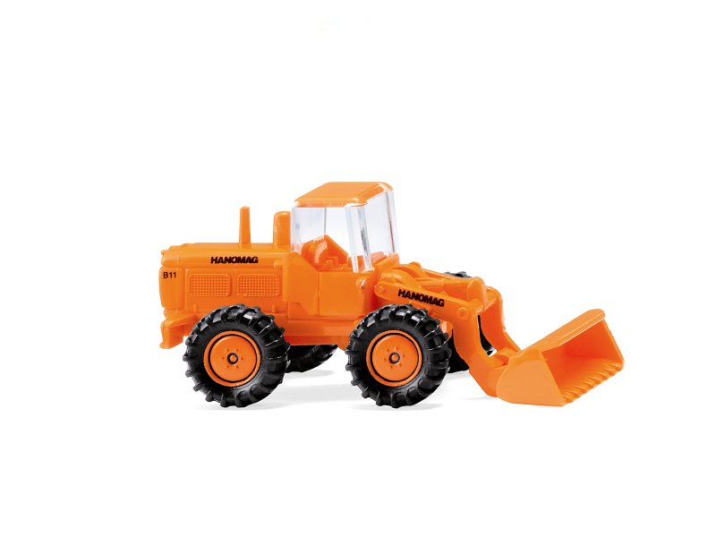 Wiking Radlader Baumaschine Hanomag orange 1:160 097403